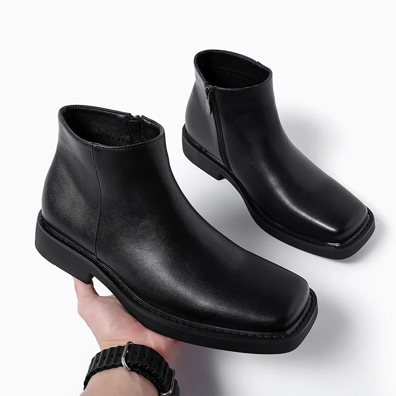Men'S Shoes Top Brands - Zwart Nieuwe Mode Mannen Casual Lederen
