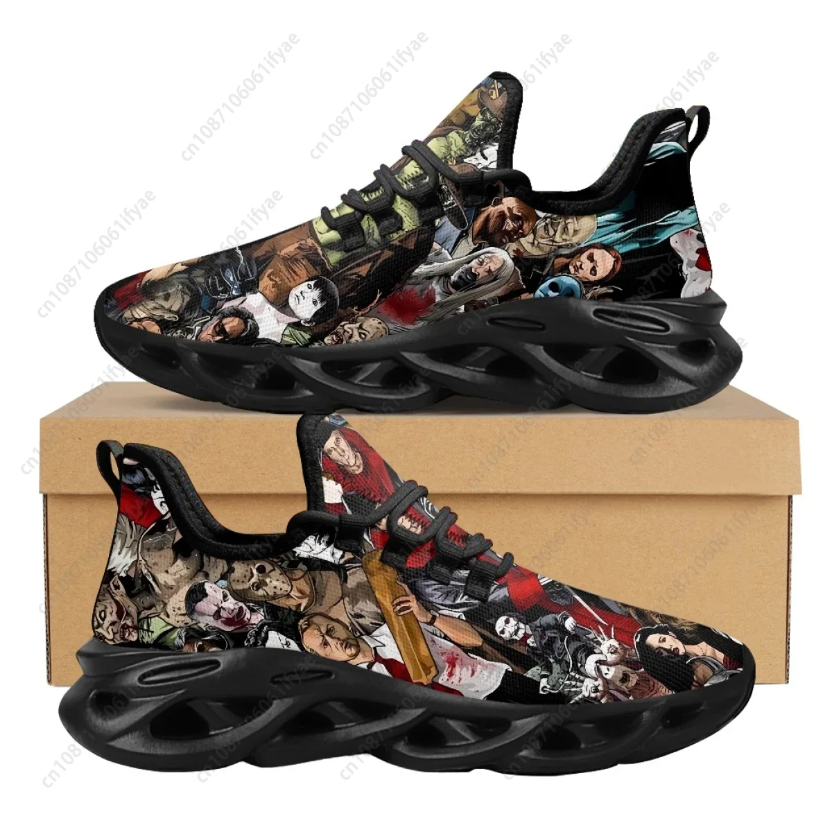 Men Shoes Myer - Horror Movie Killer Character Sneakers voor