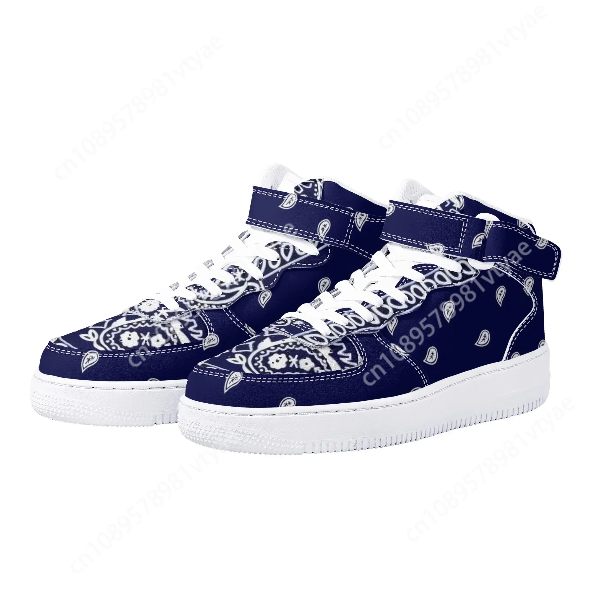 Men'S Shoes For Sale - Nieuwkomers Bandana Print Heren Basketbal Sneakers