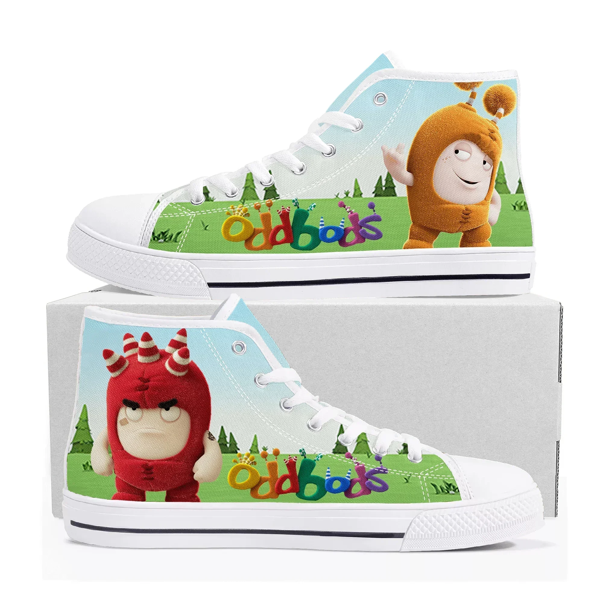 Men Shoes Singapore - Oddbods hoge sneakers heren dames hoge