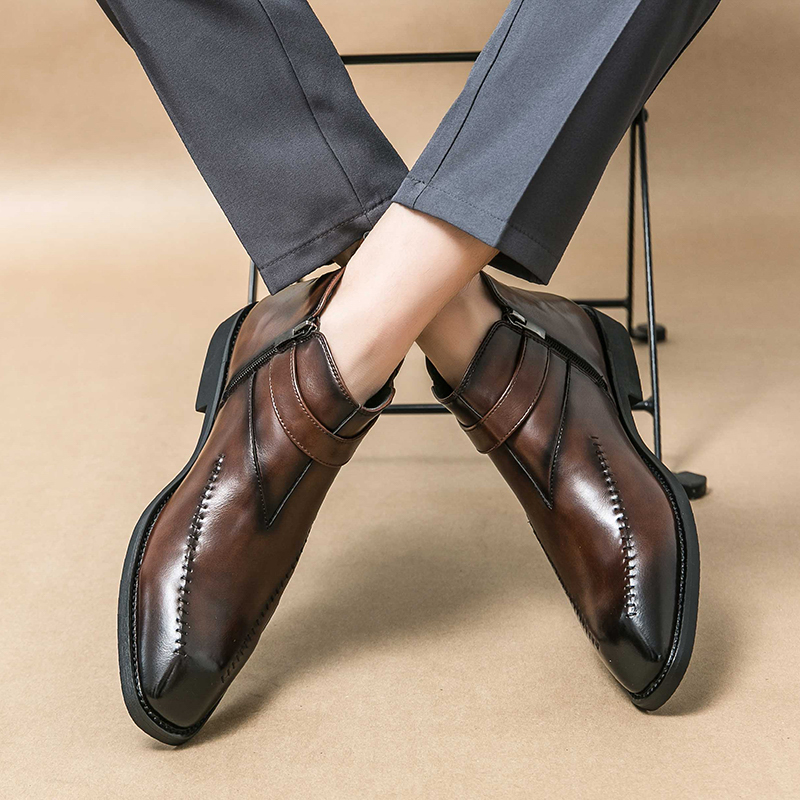 Men'S Shoes Quality Brands - Modieuze zachte en comfortabele Chelsea-laarzen Merk