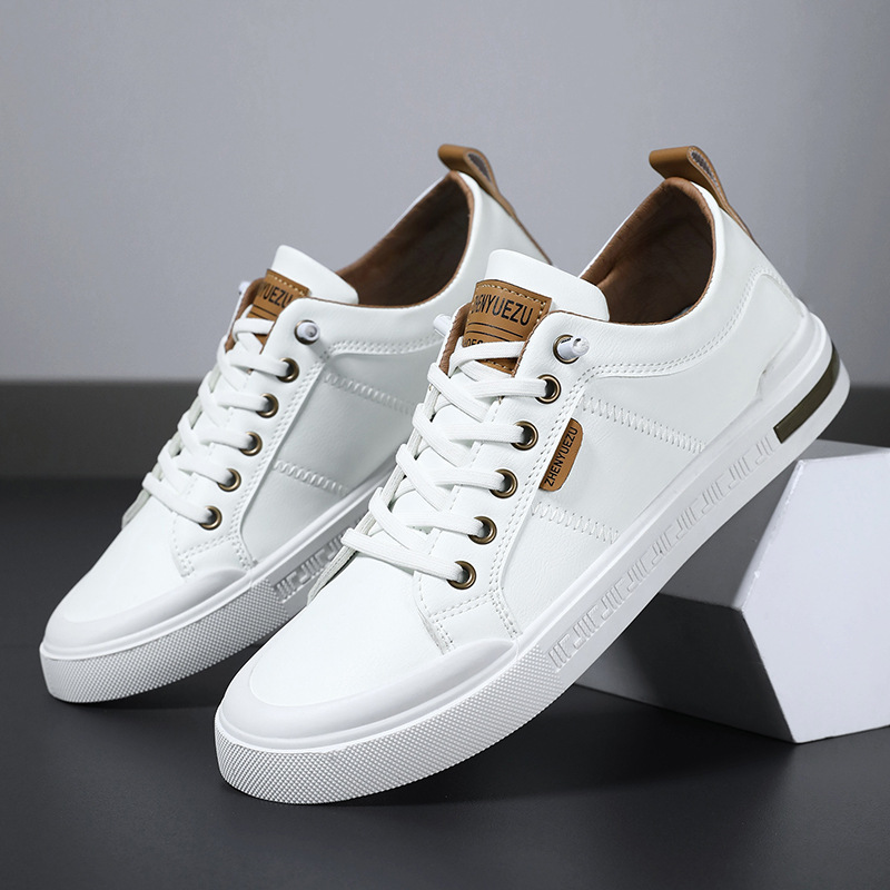 Men'S Shoes Top Brands - Nieuwe trendy en veelzijdige leren boardschoen