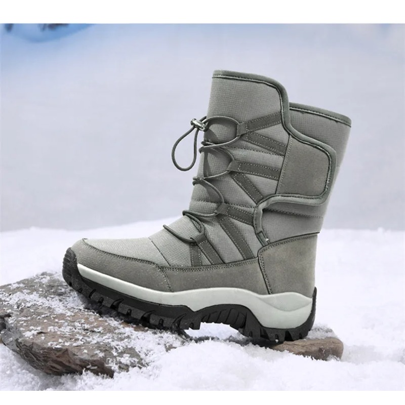 Hiking Boot Waterproof - Warme, pluche sneeuwlaarzen voor heren, outdoor,