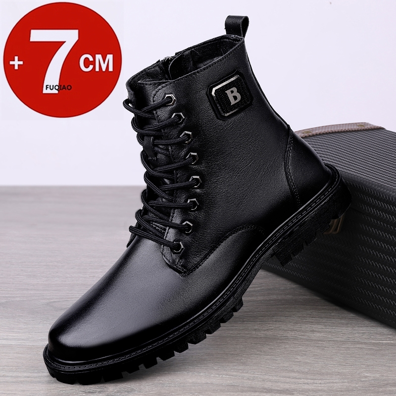 Heren lederen verhogende laarz - Men'S Shoes Top Brands recensie en prijs