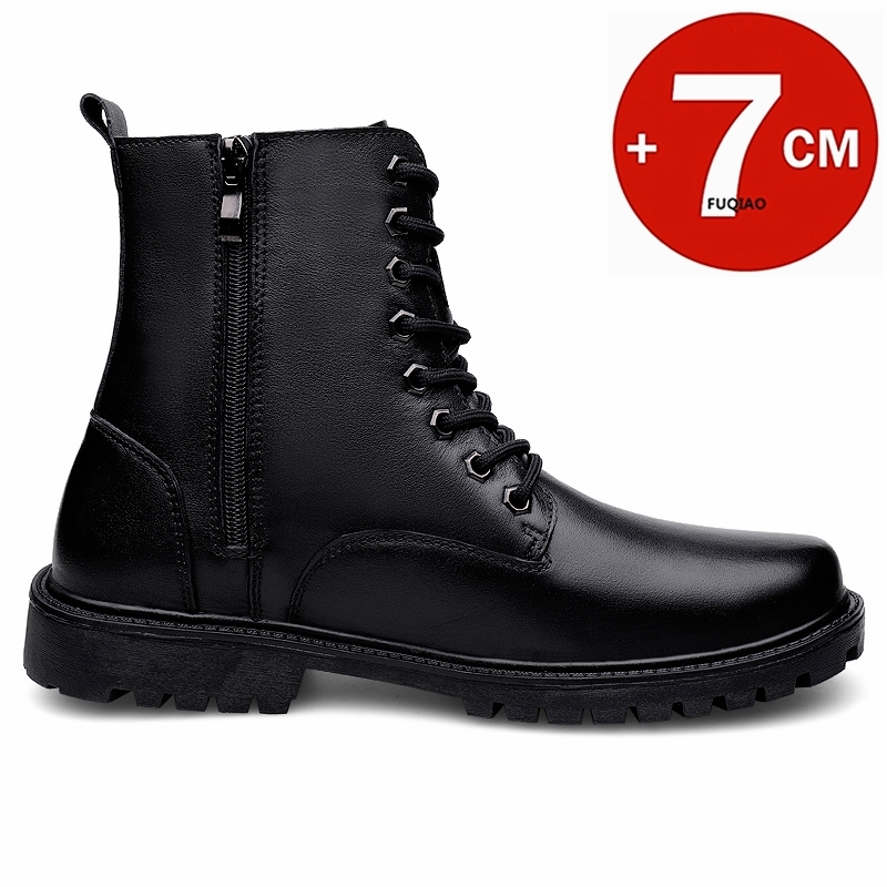 Heren lederen verhogende laarz - Men'S Shoes Top Brands recensie en prijs