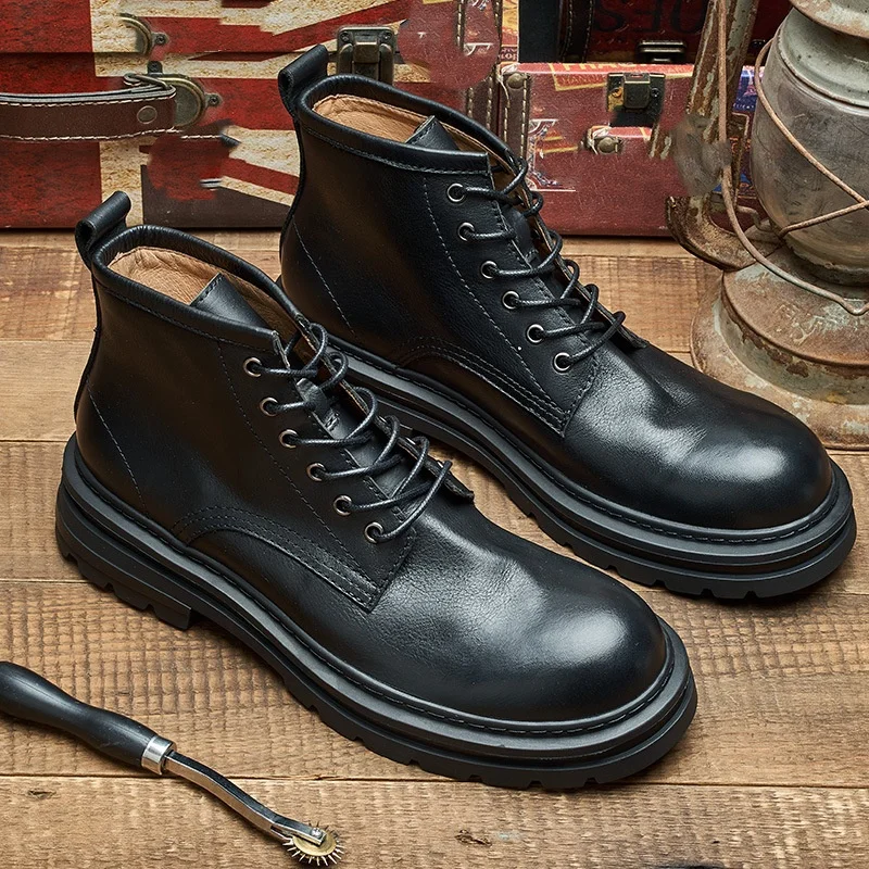Heren retro enkellaarzen luxe  - Men'S Shoes Quality Brands recensie en prijs