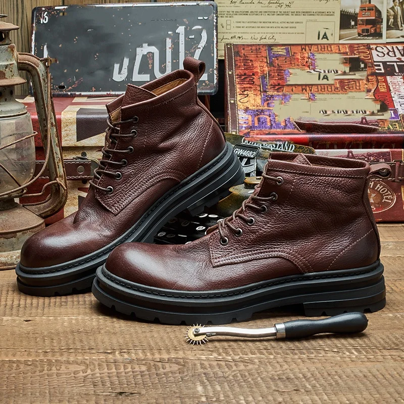 Heren retro enkellaarzen luxe  - Men'S Shoes Quality Brands recensie en prijs