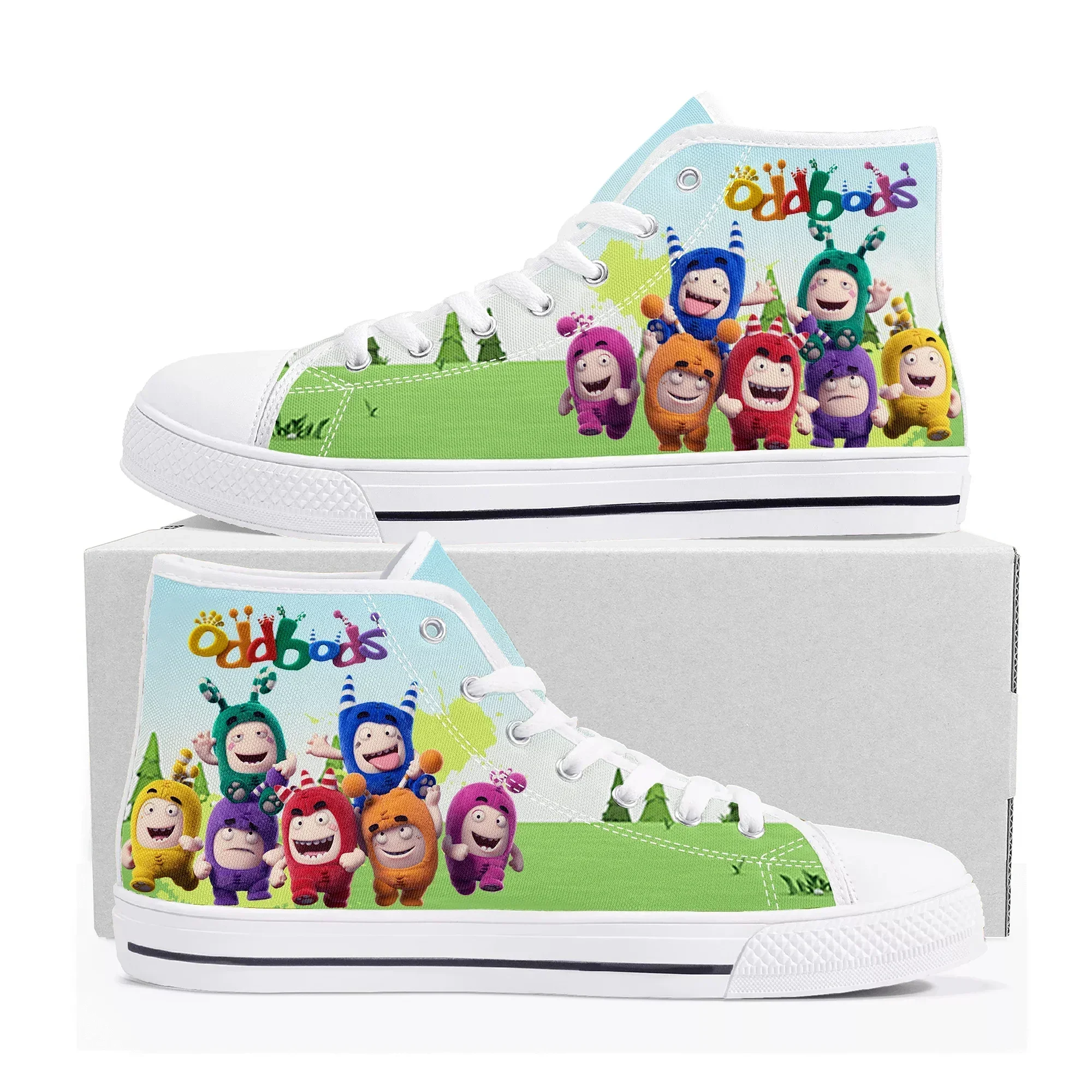 Oddbods High Top Sneakers Here - Men Shoes Singapore recensie en prijs