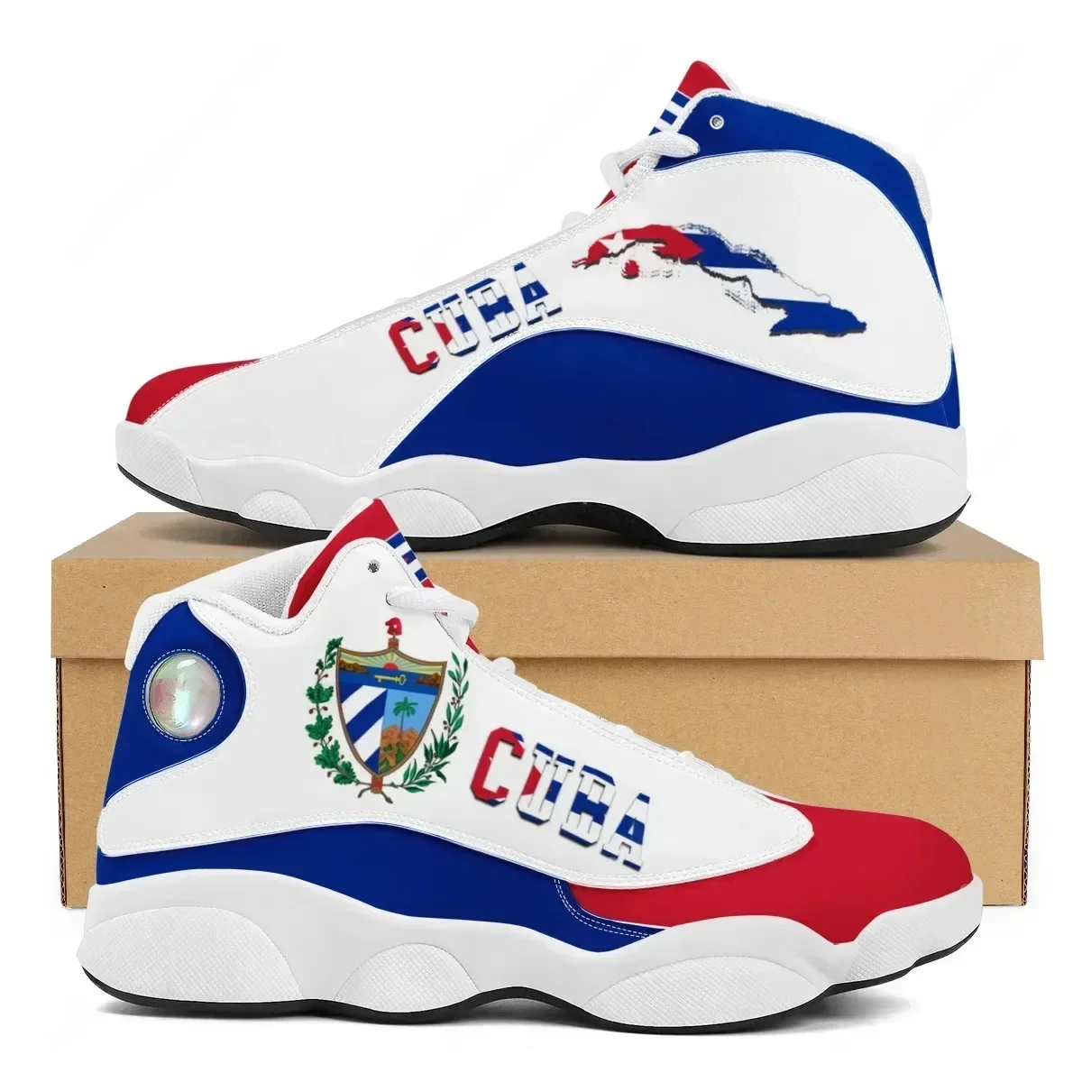 CUBA Vlag Print Cool Mannen Ba - Men'S Shoes Basketball recensie en prijs